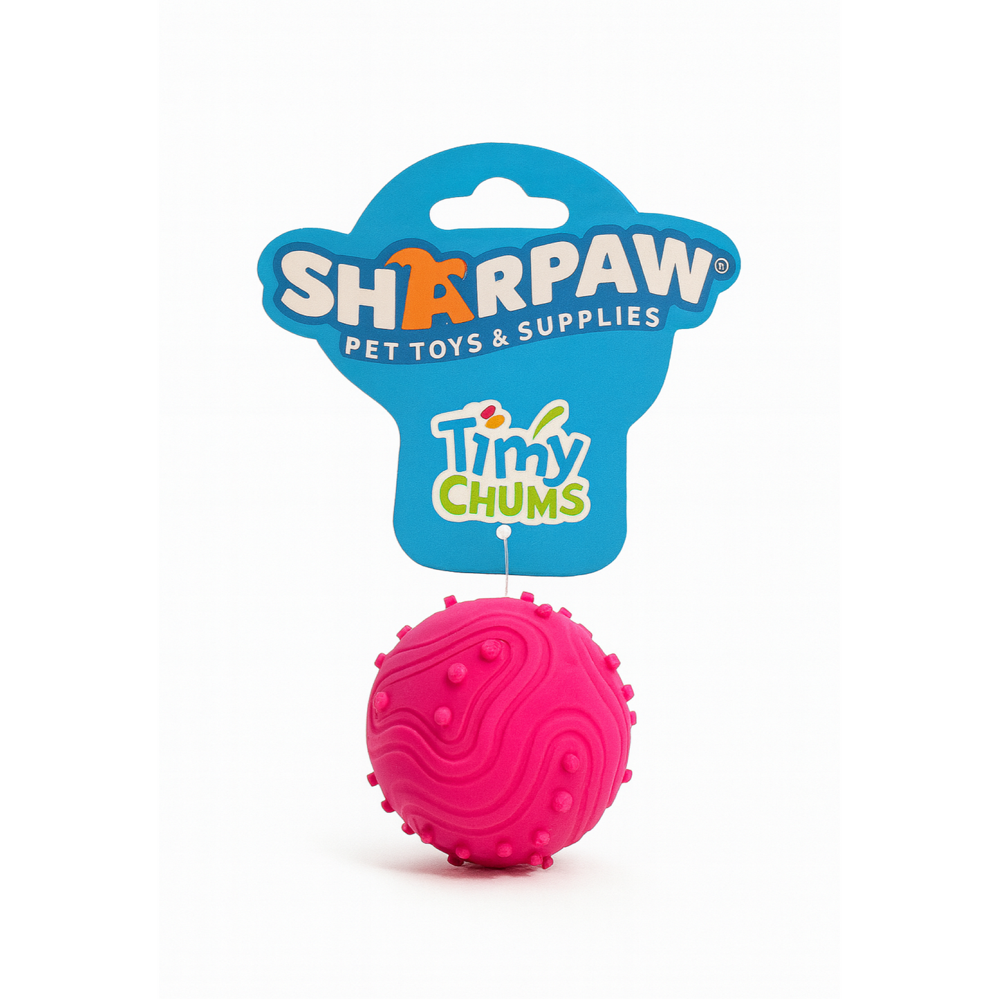 Pelota Rosa de Goma Sharpaw