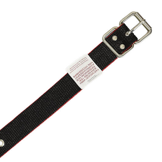 Collar Reforzado con Detalle Rojo Talla Grande